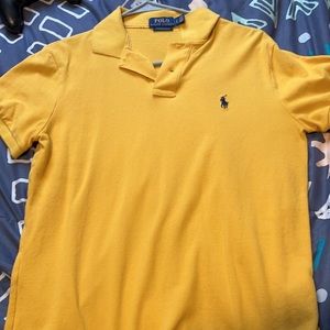 POLO RALPH LAUREN Men's Custom Slim Fit Polo Shirt (yellow gold)